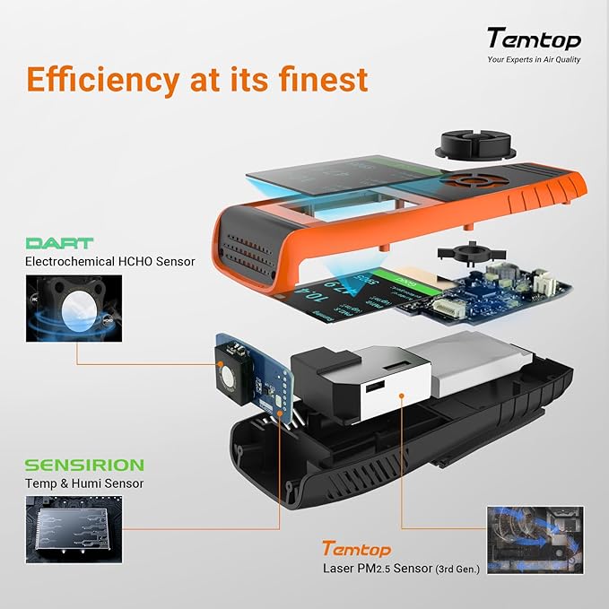Temtop LKC-1000S+ 2nd Generation Air Quality Detector
