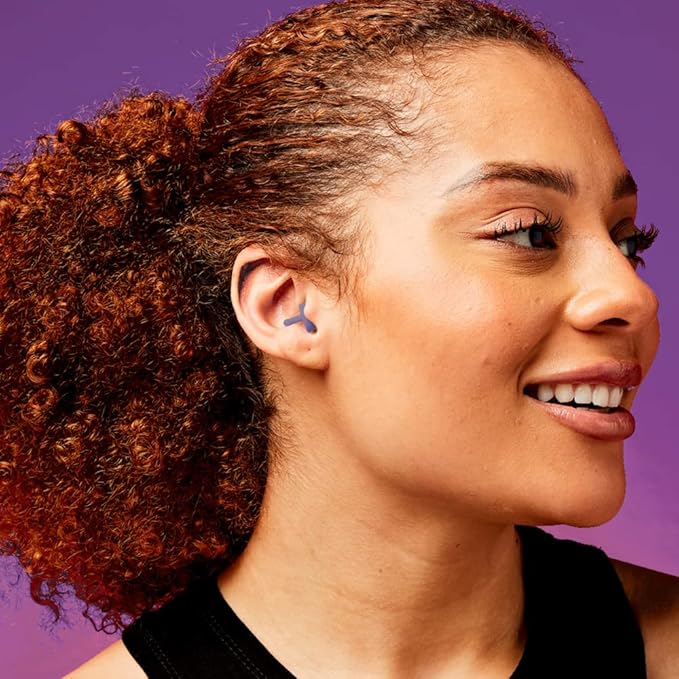 Flare Calmer – Ear Plugs Alternative – Reduce Annoying Noises Without Blocking Sound – Soft Reusable Silicone - Purple