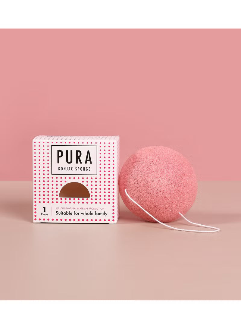 Sister Young Pura Konjac Sponge Pink