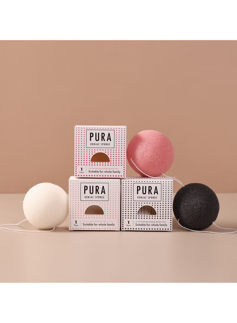 Sister Young Pura Konjac Sponge White