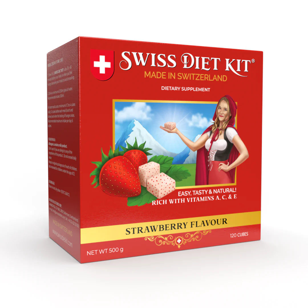 Swiss Diet Kit- STRAWBERRY, 4 weeks set (500g)