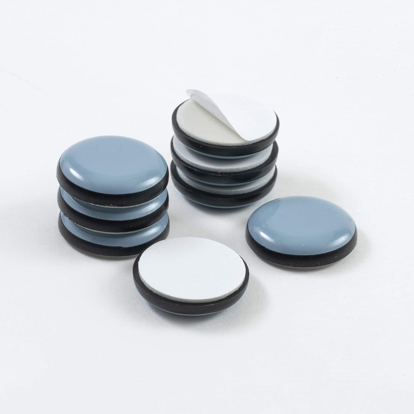 Magic Sliders 2516 - 1" Round Self-Adhesive Furniture Disc Sliders for Household Furniture to Protect Surfaces, Wood, Tile, Carpet, and Vinyl Floors (16 Pack)