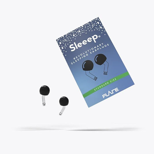 Flare Audio Sleeep Clear Earplugs - Comfortable, Hypoallergenic, Reusable, Durable, Universal Fit - Block Noises Like Snoring During Sleep