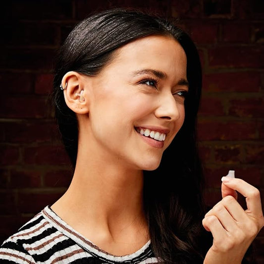 Flare Audio Calmer Translucent - A Small In-Ear Device to Gently Soothe Sound sensitivities and Reduce Stress - for Sensitive Hearing, Autism, ADHD
