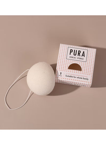 Sister Young Pura Konjac Sponge White