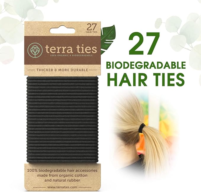 Terra Ties Biodegradable Elastic Hair Ties