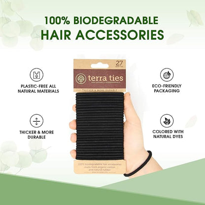 Terra Ties Biodegradable Elastic Hair Ties