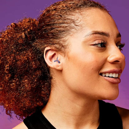 Flare Calmer – Ear Plugs Alternative – Reduce Annoying Noises Without Blocking Sound – Soft Reusable Silicone - Purple