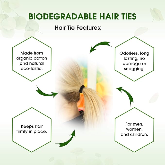 Terra Ties Biodegradable Elastic Hair Ties