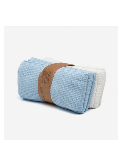 AQM Bless Turkish Cotton Kitchen Cloth - Dual Textured Design, Pack of 8